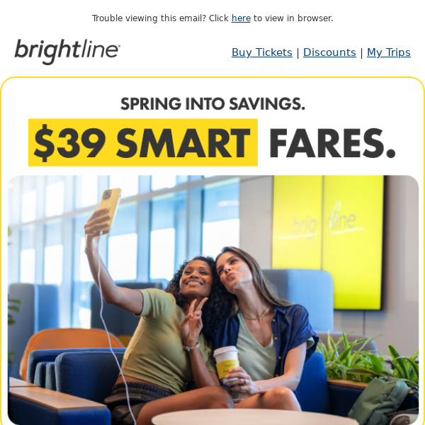 Grab $39 fares before they're gone!