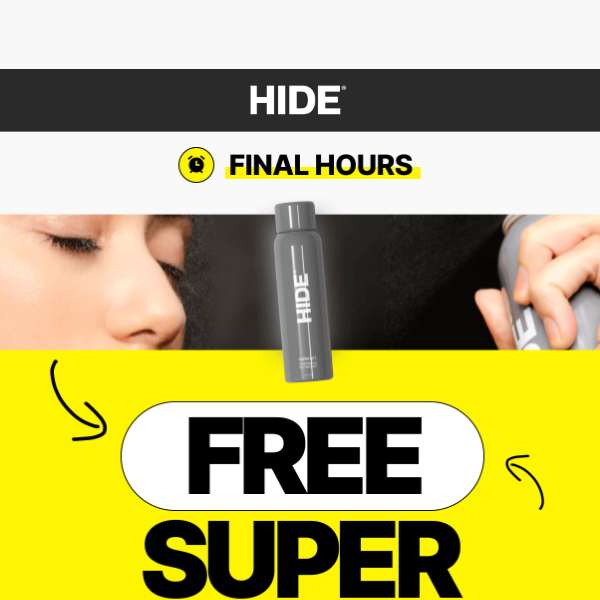 LAST DAY FOR FREE SUPER SET MIST