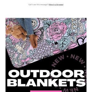 A Blanket To Use Outdoors