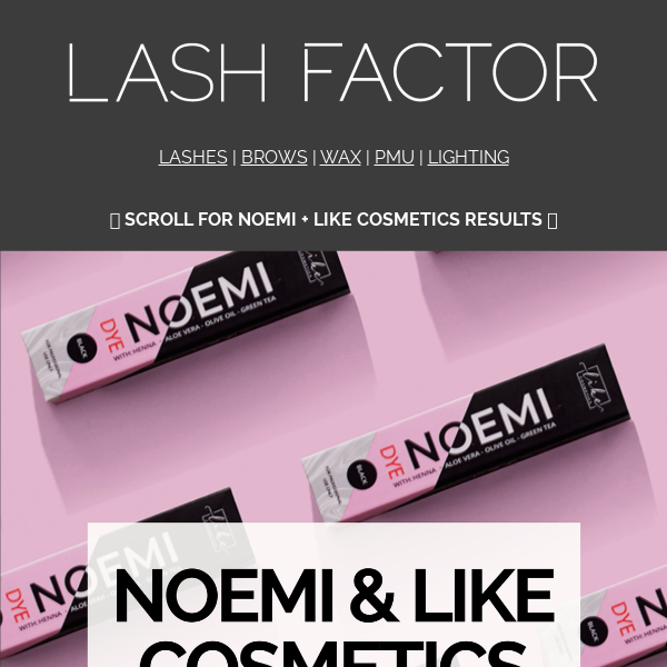 Noemi + Like Cosmetics 🚨 NOW LIVE!