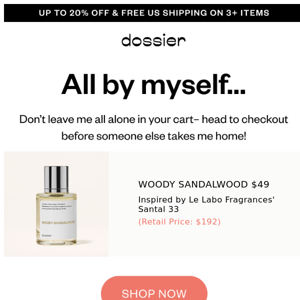The perfumes in your cart are getting lonely…💔