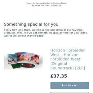 LIMITED! Horizon Forbidden West - Horizon Forbidden West (Original Soundtrack) [2LP]