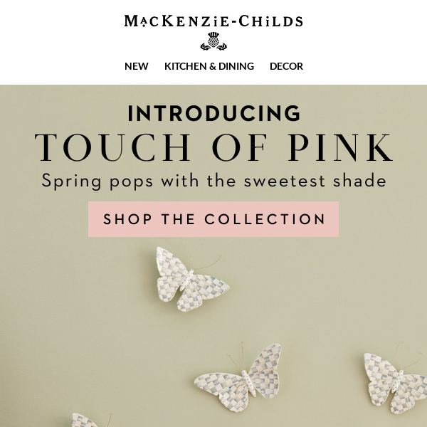 Meet our Touch of Pink Collection
