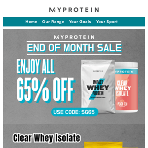 Enjoy our protein product