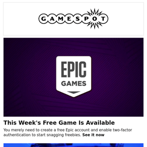 This Week's Free Game