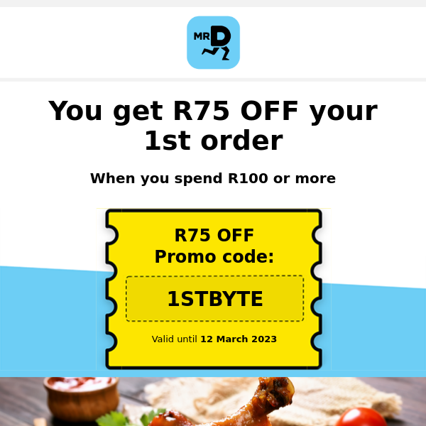 Treat yourself with a R75 OFF coupon