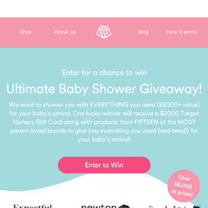 Ultimate Baby Shower Giveaway! ✨