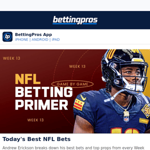 Sunday's Best NFL Bets & Parlays (+580) 🏈💸