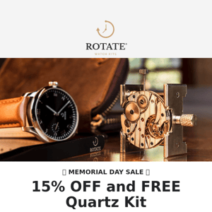 Memorial Day Sale 💥🎉 15% Off + Free Quartz Kit and Display Case!