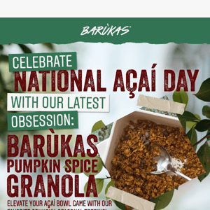 🎉Celebrate with Barùkas' Nutritious Granola Recipe!😋