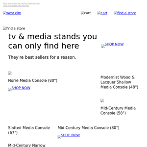 The tv & media stands you've been looking for