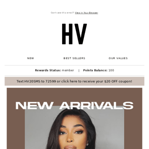 Hairvivi, have you seen our new arrivals yet?😍