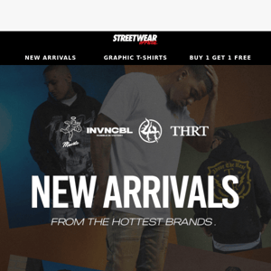 New arrivals from the hottest underground brands