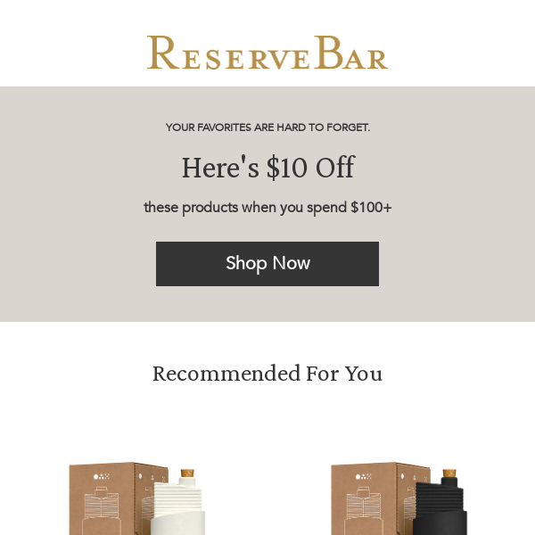 Reminder: $10 Off Your Favorite Products
