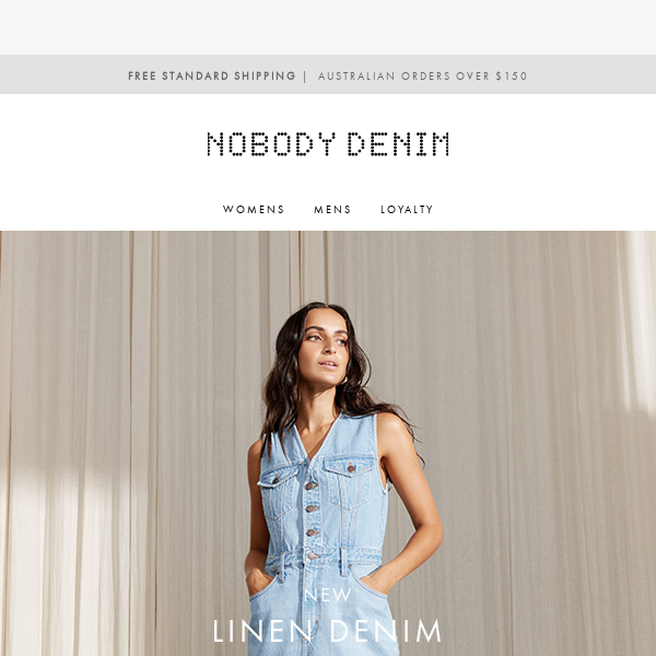 A First Look at New Linen Denim