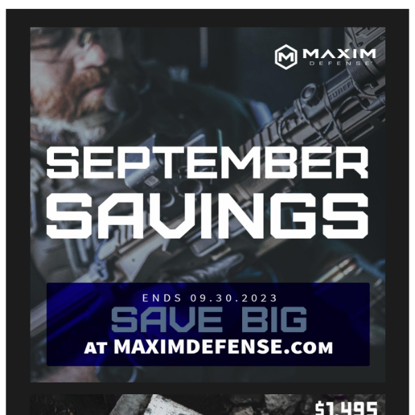 FREE Vortex Crossfire ($230 value) - Don't Sleep on These September Savings