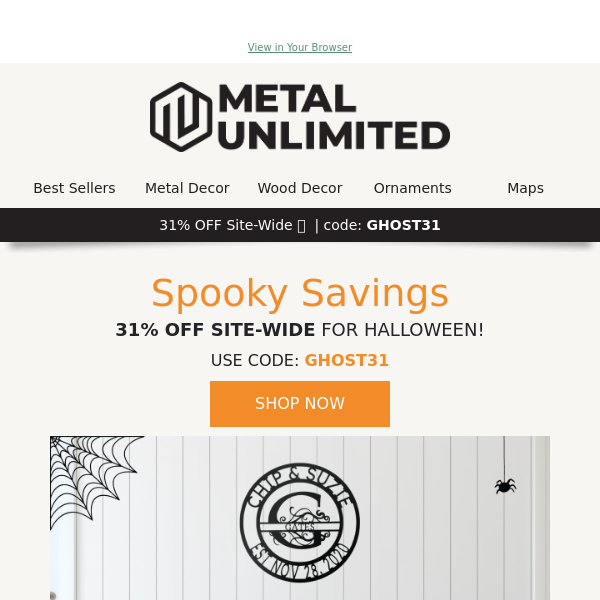 Spooky Savings 👻