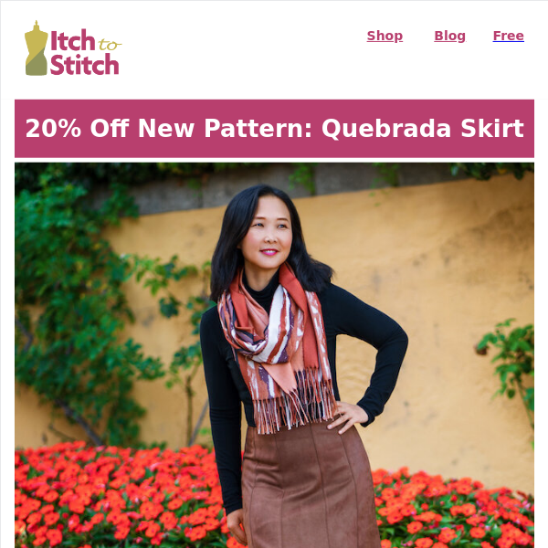 New Pattern Alert: Quebrada Skirt
