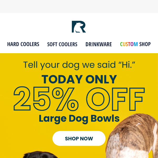 National Dog Day FLASH SALE - One Day ONLY! - RTIC Coolers