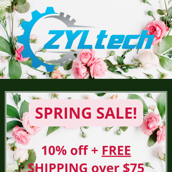 Spring Cleaning has Commenced! 10% off + FREE SHIPPING!