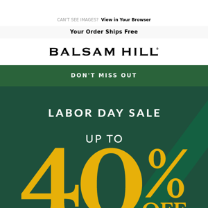 Up to 40% Off Continues