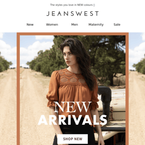 Jeanswest, looking for NEWNESS?