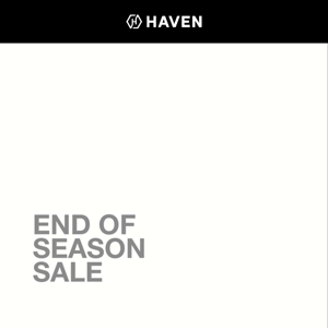 End of Season Sale: Further Reductions | New Styles Added