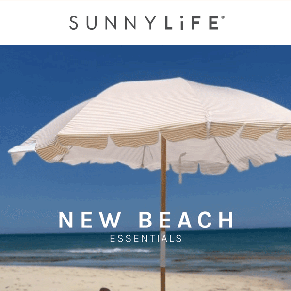 IN WITH THE NEW: Beach Cabanas, Umbrellas, Chairs And More🐚🌴🌊