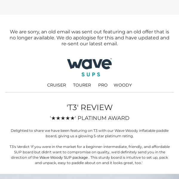 5* Review from T3 | Wave Woody