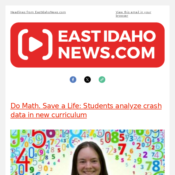 Do Math. Save a Life: Students analyze crash data in new curriculum -- Blackfoot news from EastIdahoNews.com