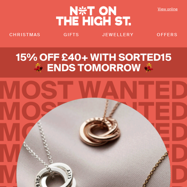 Get 15% off* the most-wanted Christmas gifts