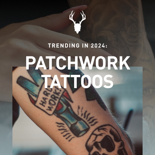 TRENDING 📈Patchwork Tattoos.