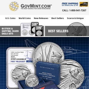 1 oz. Silver U.S. Air Force Medals are ready to take your collection to new heights!