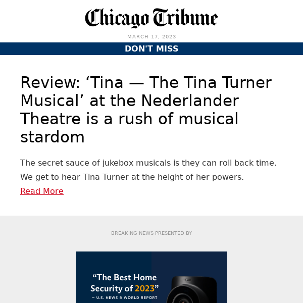 Theatre Review: ‘Tina — The Tina Turner Musical’ at the Nederlander is a rush of musical stardom 