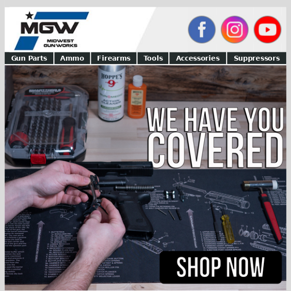 MGW Is Our Name. Gun Parts Is Our Game. 📢