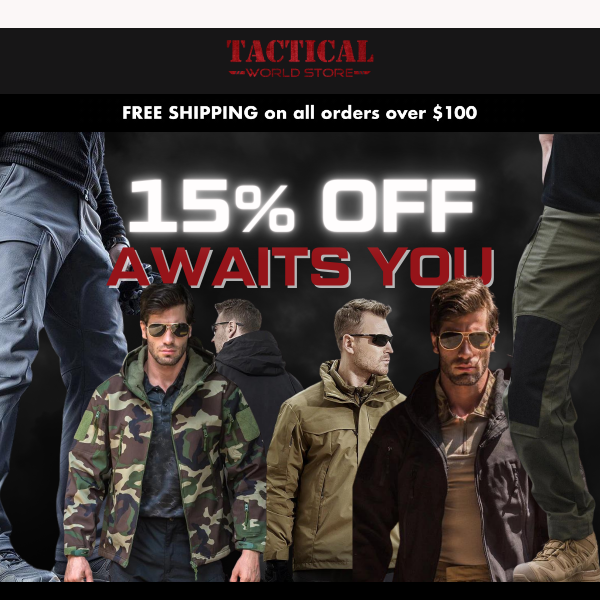 Come Back and Get Your Tactical Gear