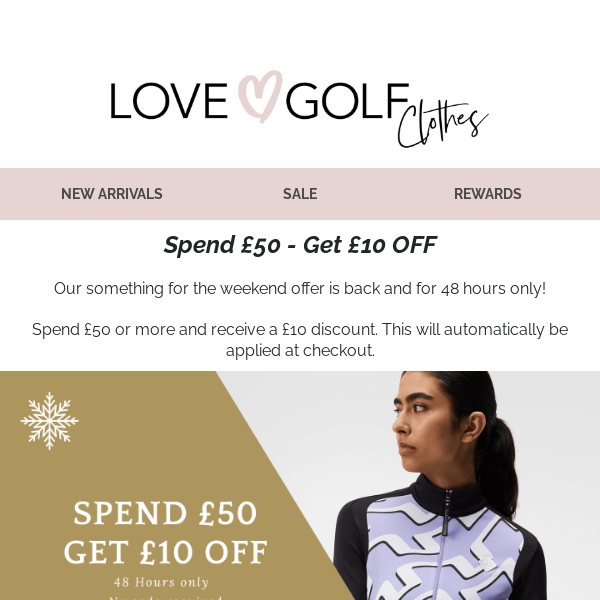 Spend £50 - Get £10 OFF 💫