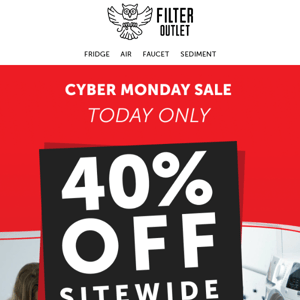 🚨 TODAY ONLY: 40% off sitewide 🚨