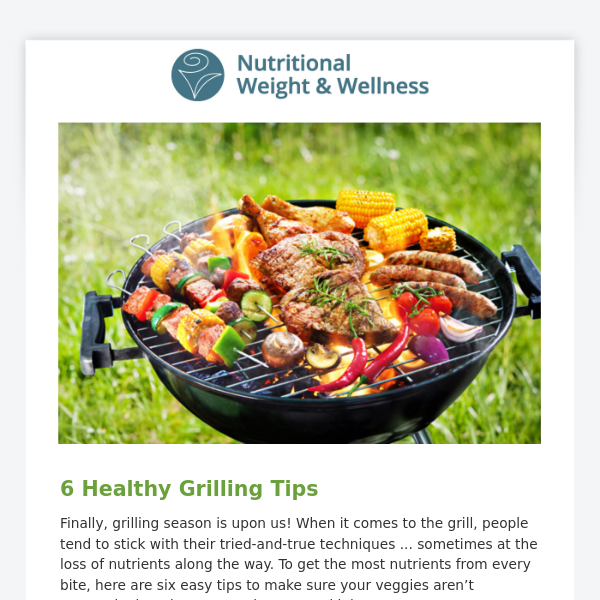 6 Healthy Grilling Tips