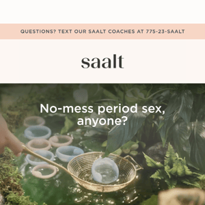 No-mess period sex, anyone? 🔥