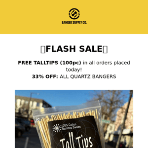 🚨Flash Sale - FREE TALLTIPS!