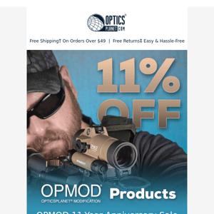 11% OFF OPMOD Anniversary Sale