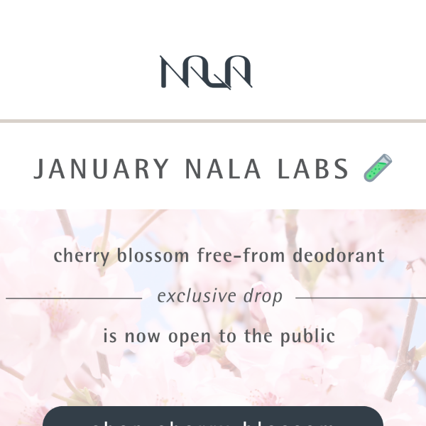 [Nala Labs] Cherry Blossom is now live! 🌸