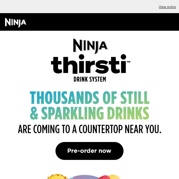 NEW Ninja Thirsti™ flavors are here. 🥤 - Life At SharkNinja
