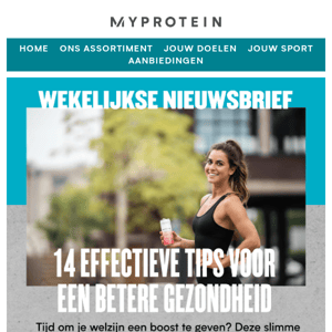 14 handige tips voor een betere gezondheid