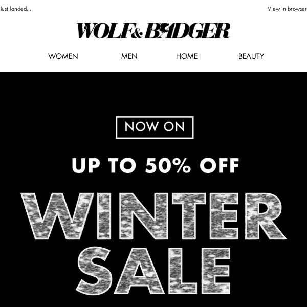 Winter Sale Just Got Better!