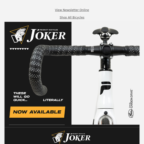 Now Available: The Joker Track Bike