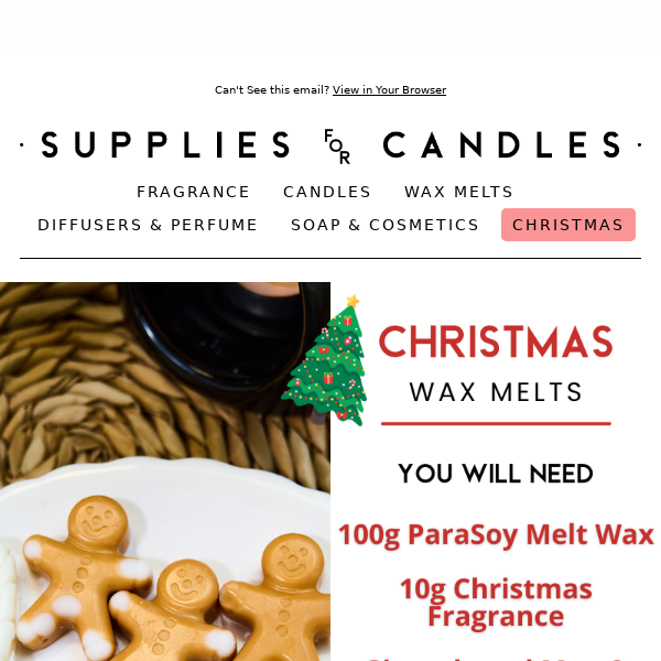 Make your own festive wax melts this Christmas! 🎄