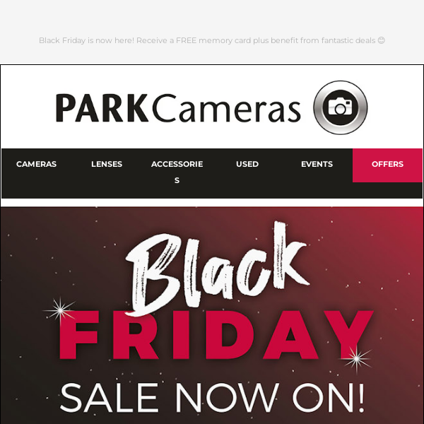 📢 Black Friday Sale Now on! 📸 Save on amazing deals here