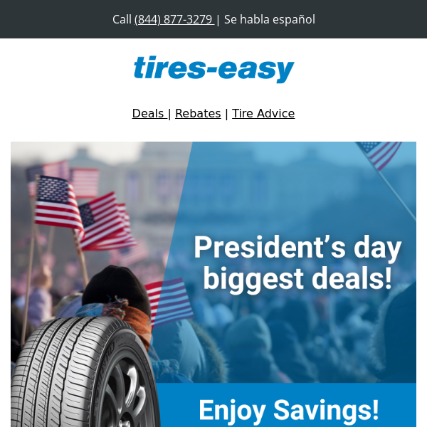 🎉 Celebrate Presidents Day with huge savings! 💰